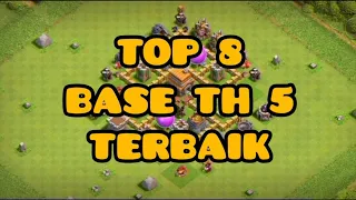 BASE TOWN HALL 5 TERBAIK || CLASH OF CLANS