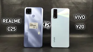 Vivo Y20 vs Realme C25 | Comparison And Speed Test | Which is Batter |