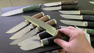 Выставка продажа ножей Х12МФ | К340 | 95Х18 Новинки нож Русский и нож Северный