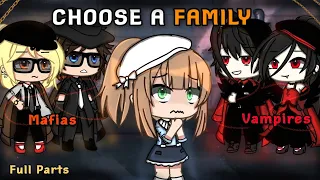 CHOOSE A FAMILY but... {FULL MOVIE 🎬} || GLMM || Read desc