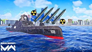 CN TYPE 058 - Using 4X DF-12 NUKE Missile 🔥☢️ | Good Ship For Spamming Missile?