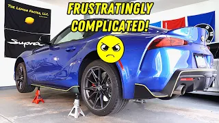 Jack Placement & Jack Stand Adapter (REQUIRED) Use!  //  MKV Toyota GR SUPRA