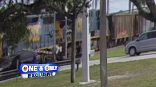 Woman is feeling lucky after barely escaping train in Miami-Dade