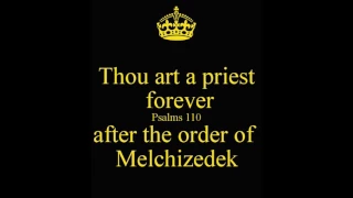 Teleconference: "The Order of Melchizedek and the Priest-King role of Yahusha"