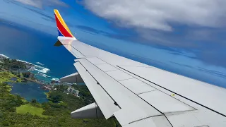 [4K] – Full Flight – Southwest Airlines – Boeing 737-8 Max – ITO-HNL – N8714Q – WN1089 – IFS Ep. 726