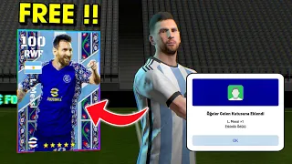 How To Get Free L. Messi Card In eFootball 2024 Mobile !! 🤩🔔