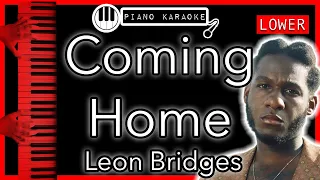 Coming Home (LOWER -3) - Leon Bridges - Piano Karaoke Instrumental