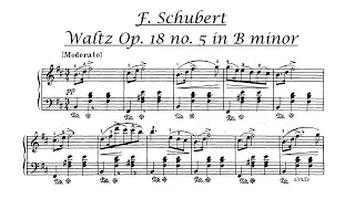 F. Schubert - Waltz Op. 18 no. 5 in B minor