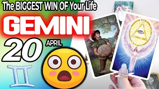 Gemini ♊ITS COMING❗🤩The BIGGEST WIN OF Your Life❗💸 horoscope for today APRIL 20 2024 ♊ #gemini tarot