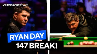 INCREDIBLE! | Ryan Day Hits a 147 Break In International Championship Qualifying | Eurosport Snooker