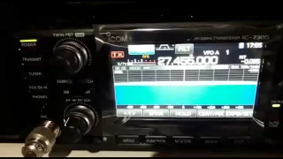 Icom IC 7300 vs Kenwood TS 870 en plena tormenta eléctrica.