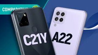 GALAXY A22 vs REALME C21Y: qual CELULAR ENTREGA MAIS pelo MENOR PREÇO? | Comparativo