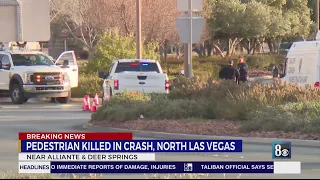 1 dead, 1 hospitalized after being struck by vehicle in North Las Vegas