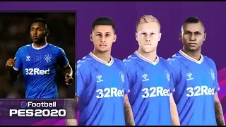 eFootball PES 2020 Rangers FC Faces, Stats & Overalls | PS4