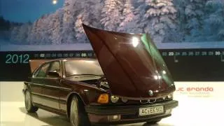 BMW 730i  1:18 Bordeaux