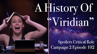 Critical Role: A History of Vilya (spoilers C2E102)