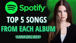 Lana Del Rey | Top 5 Most Streamed Songs Per Album on Spotify