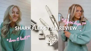 SHARK FLEX STYLE REVIEW *better than dyson air wrap?!?!*