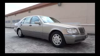 1995 Mercedes-Benz S 320 (LWB) Start-Up and Full Vehicle Tour