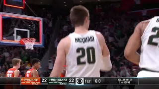 Michigan State Spartans vs. Syracuse Orange: 1st Half Highlights