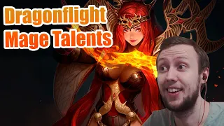 WoW Dragonflight NEW MAGE Talent Tree First Impressions