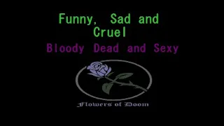 Bloody Dead and Sexy - Funny, Sad and Cruel (goth deathrock karaoke ゴス ゴシック カラオケ lyric video)