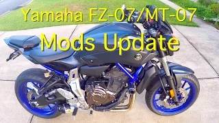 Yamaha FZ-07 Mods - Mod Update after 6 weeks on my FZ07/MT07