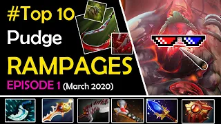 Dota 2 Top 10 Best Pudge the Butcher Rampages Episode 1 (March 2020)