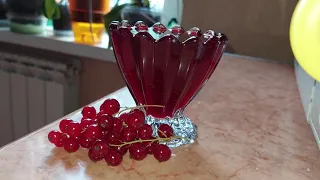 Найпростіше желе з червоної порічки на зиму/The easiest redcurrant jelly for the winter.