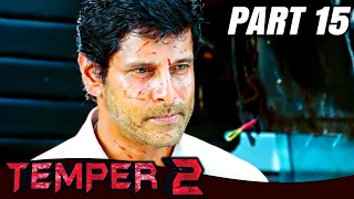 Temper 2 (टेंपर 2) - PART 15 of 15 | Tamil Action Hindi Dubbed Movie | Vikram, Shriya Saran