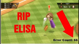 106 Errors in a Row (TAS) - Wii Sports Baseball (99-0 / Full Game)