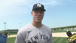 Aaron Judge impressed by the Field of Dreams