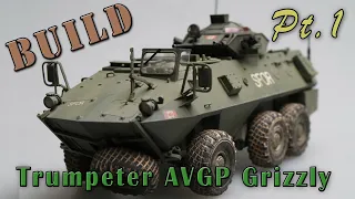 Trumpeter AVGP Grizzly Model Kit Build - Part 1