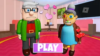 SECRET UPDATE | TEAM GRANDPA FALL IN LOVE WITH  GRANDMA (Obby) Full Gameplay #roblox #obby