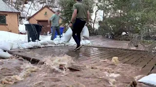 2023 Utah flooding: Residents work to save homes from flood waters