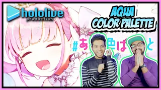 HOLOLIVE - AQUA COLOR PALETTE MV REACTION (あくあ色ぱれっと) | HAPPY BIRTHDAY AQUA!