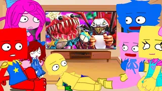 Poppy Playtime React To Krusty Boo vs Choo Choo Charles II Gacha Club II My AU