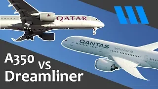 EFFICIENCY WARS | A350 vs 787 | Detailed Comparison