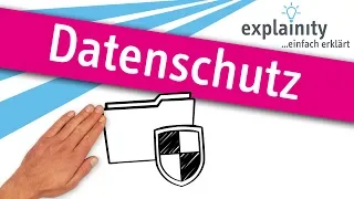 Datenschutz einfach erklärt (explainity® Erklärvideo)