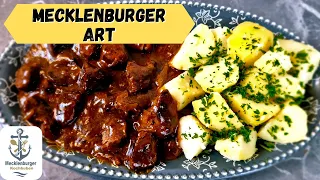 Wildgulasch | Rehgulasch zart zubereiten  (Einfaches Wild Rezept)