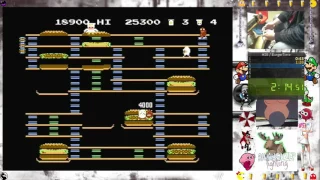 BurgerTime 1st Loop speedrun (5:11) nes