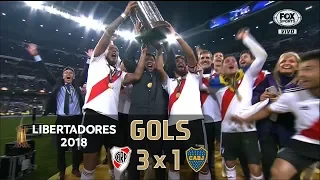 River Plate 3 x 1 Boca Juniors - Final Libertadores 2018 - Fox Sports HD⁶⁰