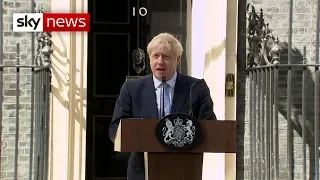 'The buck stops here' - Boris Johnson's first speech as Prime Minister