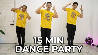 15 MIN DANCE PARTY WORKOUT - Full Body/No Equipment | FH#071