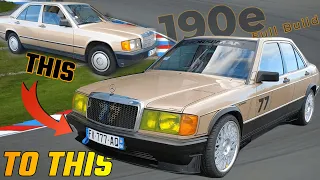 Building Mercedes 190e DTM in 10 minutes