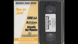 Warner Video News Juni 1986 VHS (Chevy Chase, Sigourney Weaver, Sean Connery, Michael Caine)