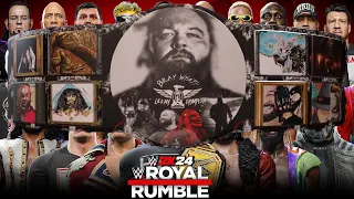 WWE 2K24 ROYAL RUMBLE MATCH FOR THE BRAY WYATT LEGACY CHAMPIONSHIP BELT!