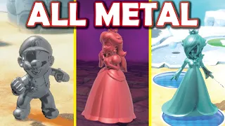 Mario Party Superstars METAL MARIO vs Metal Luigi vs Metal Peach vs Metal Rosalina Full Game! (Mod)