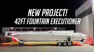 My new MINT 2007 42ft Fountain Powerboat! Full tour and start up!