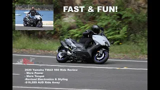 2020 Yamaha TMAX 560 Full Ride Review, Jeff Ware